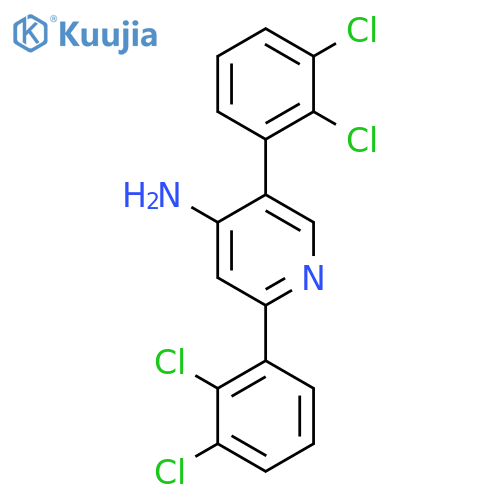4-Amino-2,5-bis(2,3-dichlorophenyl)pyridine structure