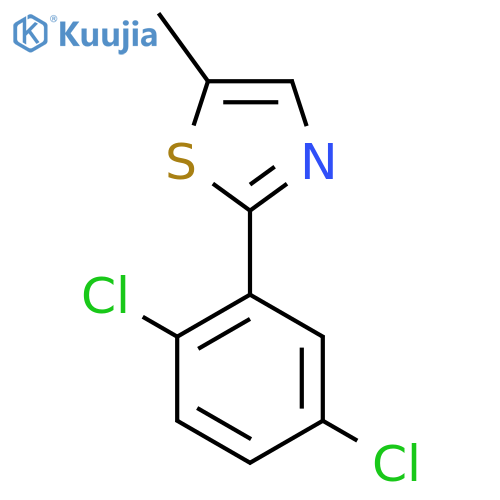 2-(2,5-Dichlorophenyl)-5-methylthiazole structure