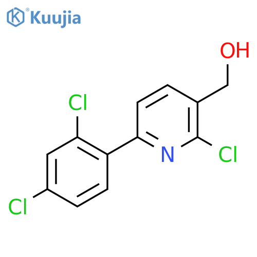 2-Chloro-6-(2,4-dichlorophenyl)pyridine-3-methanol structure
