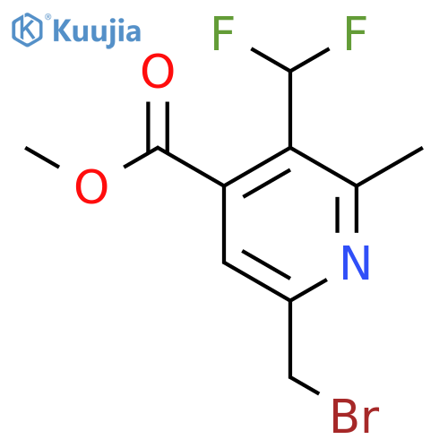 Methyl 6-(bromomethyl)-3-(difluoromethyl)-2-methylpyridine-4-carboxylate structure