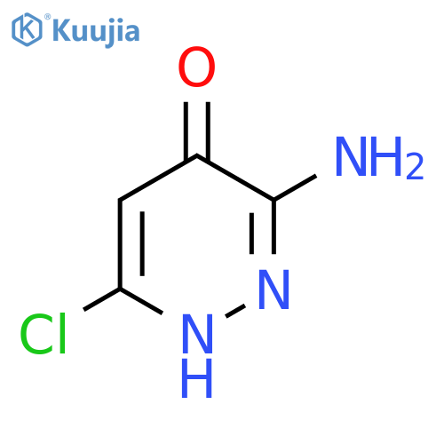 3-Amino-6-chloropyridazin-4-ol structure