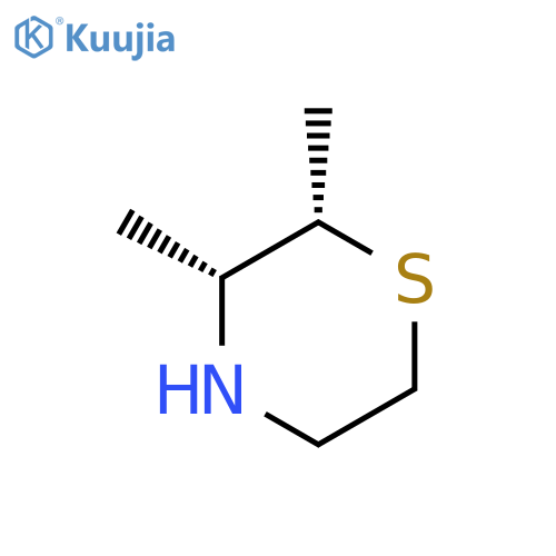 Thiomorpholine, 2,3-dimethyl-, cis- structure