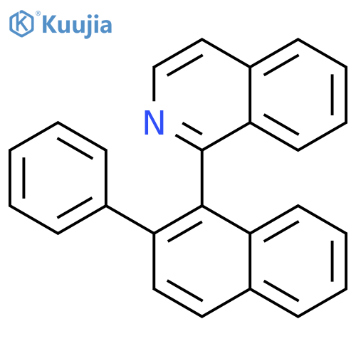 Isoquinoline, 1-(2-phenyl-1-naphthalenyl)- structure