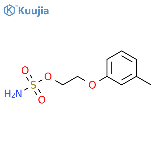 Sulfamic acid, 2-(3-methylphenoxy)ethyl ester structure