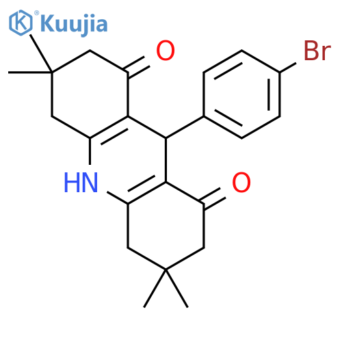 1,8(2H,5H)-Acridinedione,9-(4-bromophenyl)-3,4,6,7,9,10-hexahydro-3,3,6,6-tetramethyl- structure