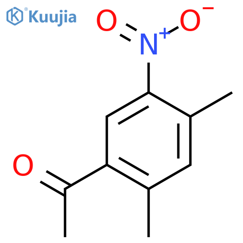 1-(2,4-dimethyl-5-nitrophenyl)ethan-1-one structure