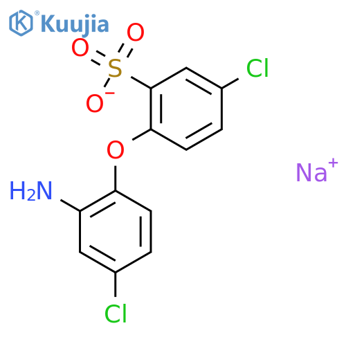 2-Amino-4,4'-dichlorodiphenyl ether-2'-sulfonic acidsodiumsalt structure