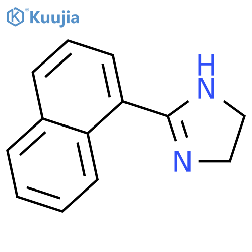 2-(naphthalen-1-yl)-4,5-dihydro-1H-imidazole structure