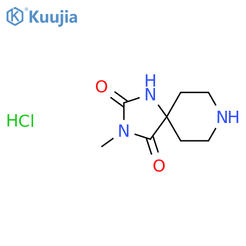 3-methyl-1,3,8-triazaspiro[4.5]decane-2,4-dione;hydrochloride structure