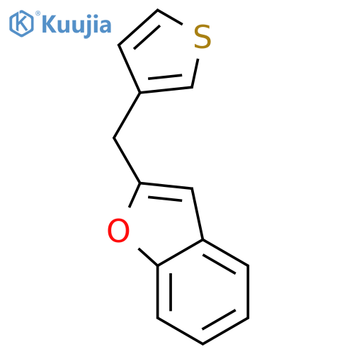 Benzofuran, 2-(3-thienylmethyl)- structure