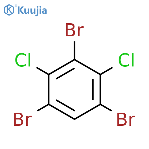 Benzene, 1,3,5-tribromo-2,4-dichloro- structure
