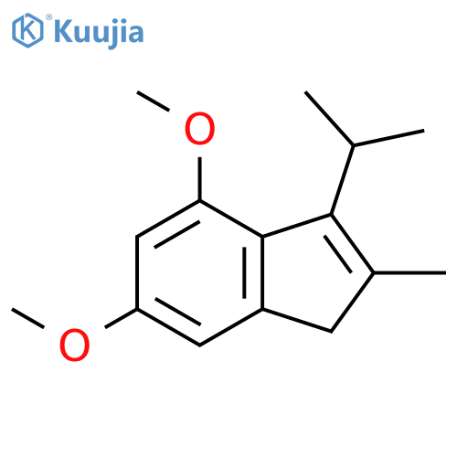 1H-Indene, 4,6-dimethoxy-2-methyl-3-(1-methylethyl)- structure
