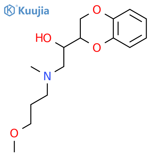 1-(2,3-dihydro-1,4-benzodioxin-2-yl)-2-[(3-methoxypropyl)(methyl)amino]ethanol structure