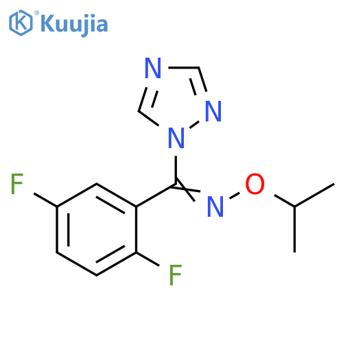 1H-1,2,4-Triazole, 1-[(2,5-difluorophenyl)[(1-methylethoxy)imino]methyl]- structure