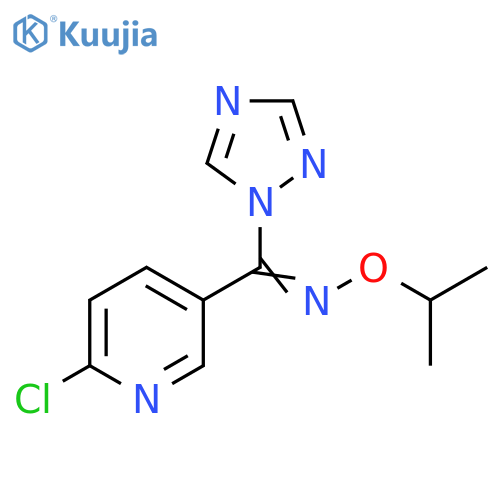 1H-1,2,4-Triazole,1-[(6-chloro-3-pyridinyl)[(1-methylethoxy)imino]methyl]- structure