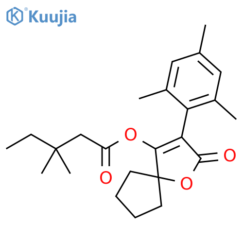 Spiromesifen dimethyl pentoic acid ester structure