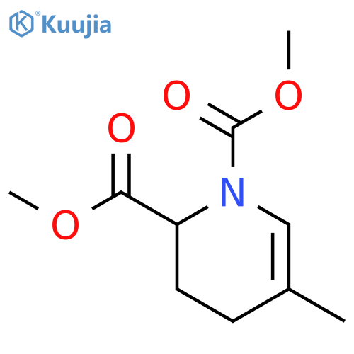 1,2(2H)-Pyridinedicarboxylic acid, 3,4-dihydro-5-methyl-, dimethyl ester structure