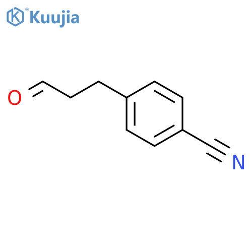 4-(3-oxopropyl)benzonitrile structure