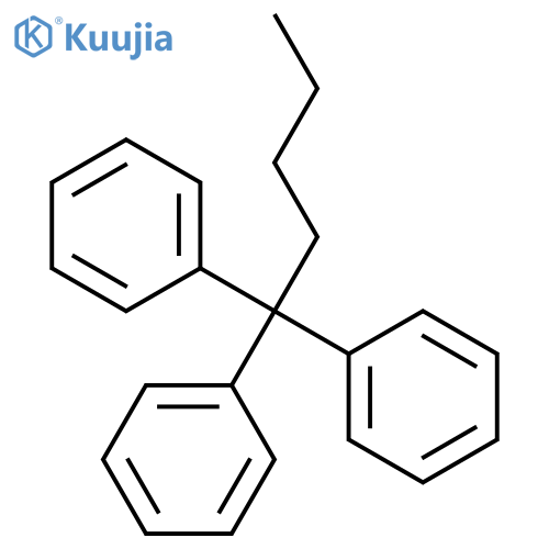 1,1,1-triphenylpentane structure