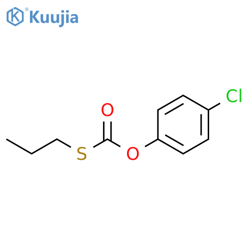 carbonothioic acid, O-(4-chlorophenyl) S-propyl ester structure