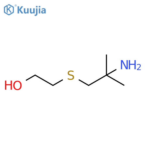 Ethanol, 2-[(2-amino-2-methylpropyl)thio]- structure