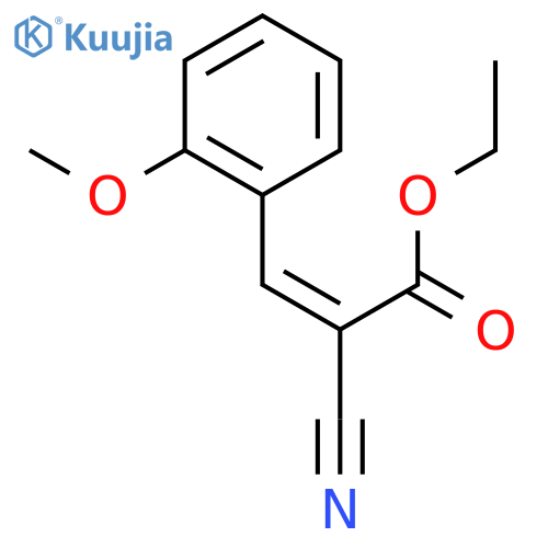 2-Propenoic acid, 2-cyano-3-(methoxyphenyl)-, ethyl ester structure