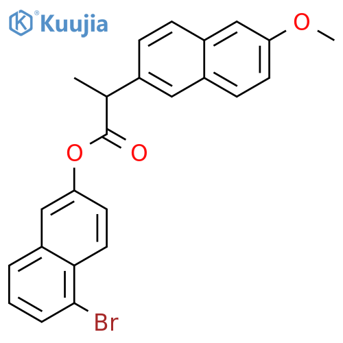 5-Bromo-2-naphthyl 2-(6-Methoxy-2-naphthyl)propanoate structure
