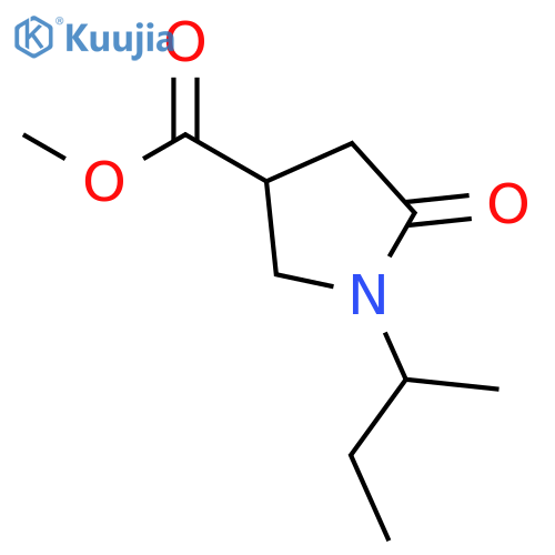 Methyl 1-sec-Butyl-5-oxopyrrolidine-3-carboxylate structure