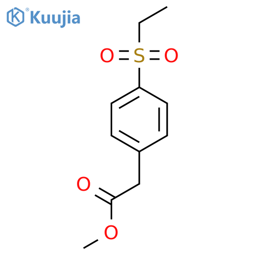 Methyl 2-(4-(ethylsulfonyl)phenyl)acetate structure