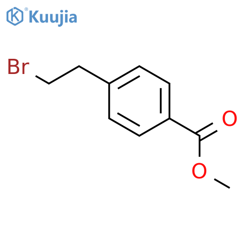 Methyl 4-(2-bromoethyl)benzoate structure