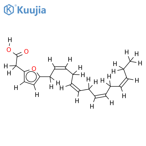(all-Z)-5-(2,5,8,11-Tetradecatetraenyl)-2-furanacetic acid structure