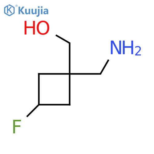 [1-(aminomethyl)-3-fluorocyclobutyl]methanol structure