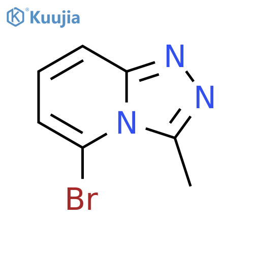 5-bromo-3-methyl-[1,2,4]triazolo[4,3-a]pyridine structure