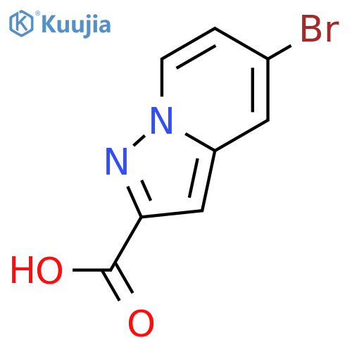 5-Bromopyrazolo[1,5-a]pyridine-2-carboxylic acid structure
