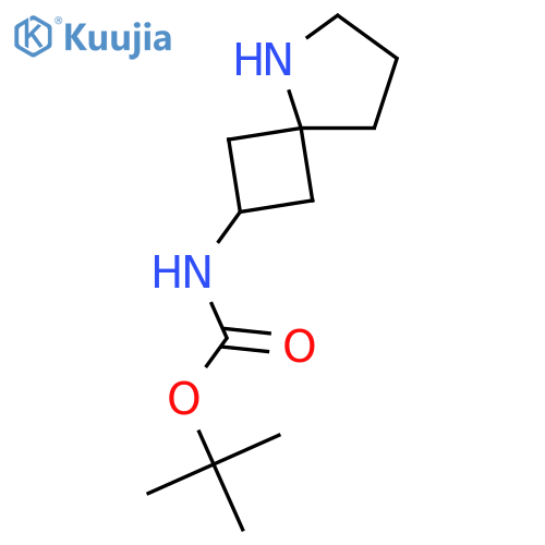 tert-butyl N-(5-azaspiro[3.4]octan-2-yl)carbamate structure