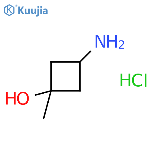 trans-3-amino-1-methylcyclobutan-1-ol structure