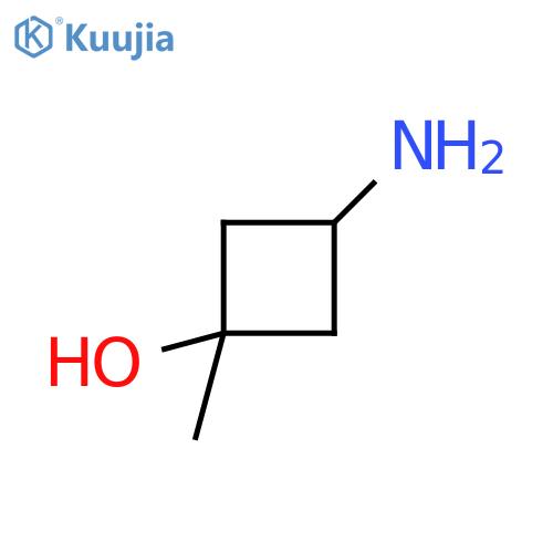 cis-3-amino-1-methylcyclobutan-1-ol structure