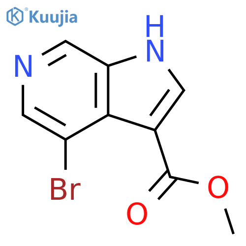 methyl 4-bromo-1H-pyrrolo[2,3-c]pyridine-3-carboxylate structure