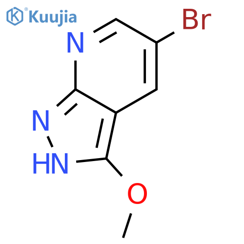 5-Bromo-3-methoxy-1H-pyrazolo[3,4-b]pyridine structure
