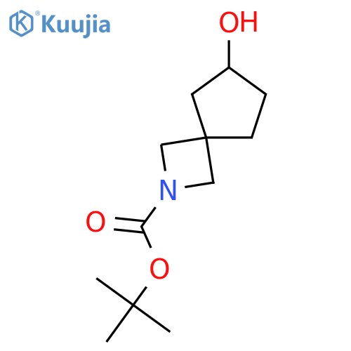 tert-butyl 6-hydroxy-2-azaspiro[3.4]octane-2-carboxylate structure