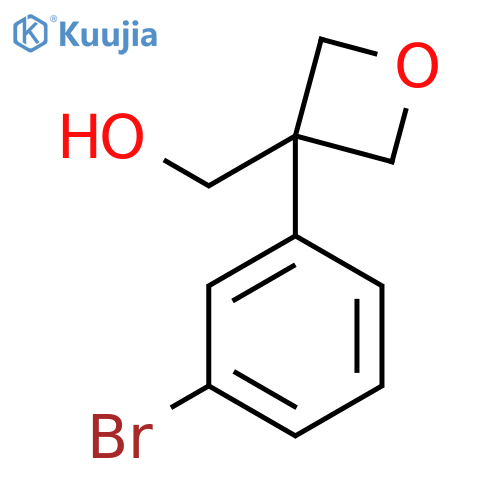 [3-(3-bromophenyl)oxetan-3-yl]methanol structure