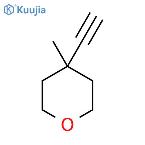 4-ethynyl-4-methyloxane structure