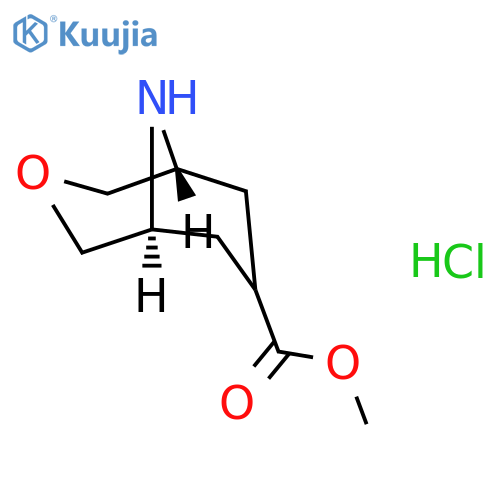 3-Oxa-9-aza-bicyclo3.3.1nonane-7-carboxylic Acid Methyl Ester Hydrochloride structure