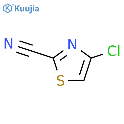 4-chloro-1,3-thiazole-2-carbonitrile structure