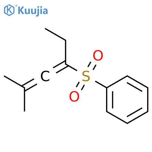 Benzene, [(1-ethyl-3-methyl-1,2-butadienyl)sulfonyl]- structure