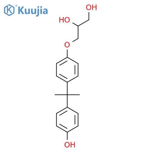 4-Hydroxy BisphenolA (2,3-Dihydroxypropyl) Ether structure