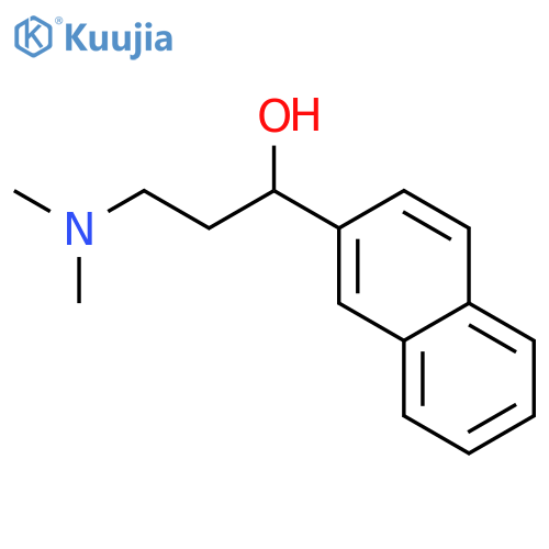 3-(Dimethylamino)-1-(naphthalen-2-yl)propan-1-ol structure