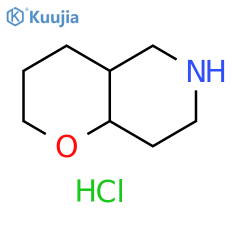 3,4,4a,5,6,7,8,8a-octahydro-2H-pyrano3,2-cpyridine,hydrochloride structure