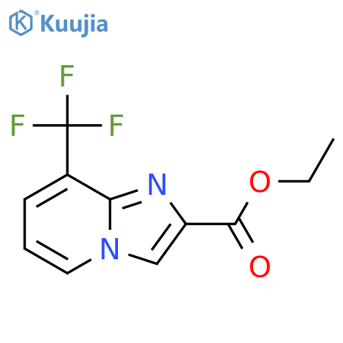 Ethyl 8-(trifluoromethyl)imidazo1,2-apyridine-2-carboxylate structure