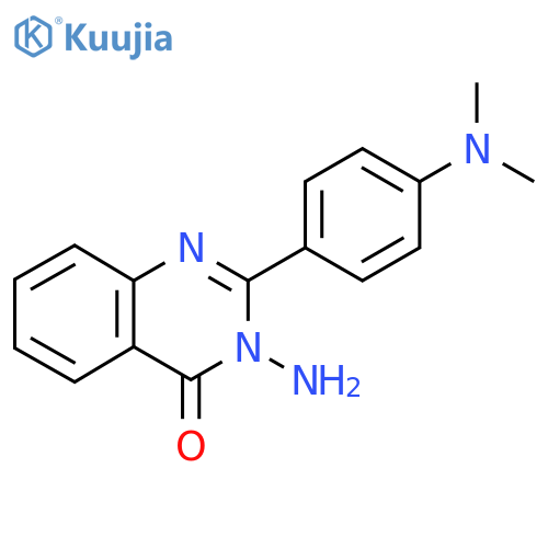 3-Amino-2-(4-(dimethylamino)phenyl)quinazolin-4(3H)-one structure